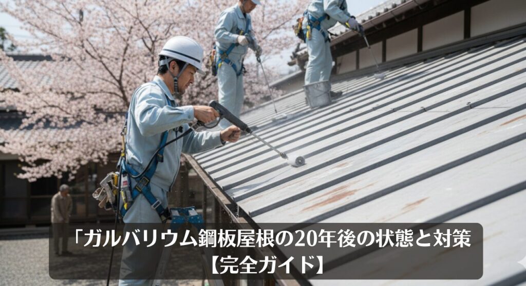 ガルバリウム鋼板屋根の20年後の状態と対策【完全ガイド】