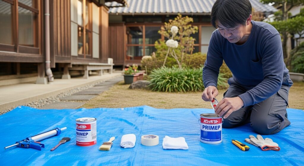 必要な道具材料と作業の順番
