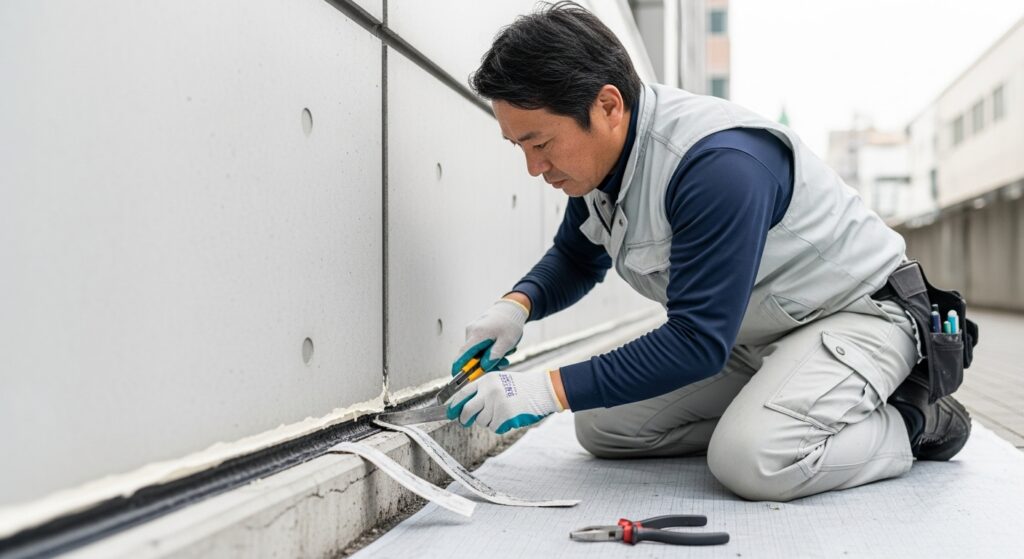 目地隙間のひび割れ補修は可能か