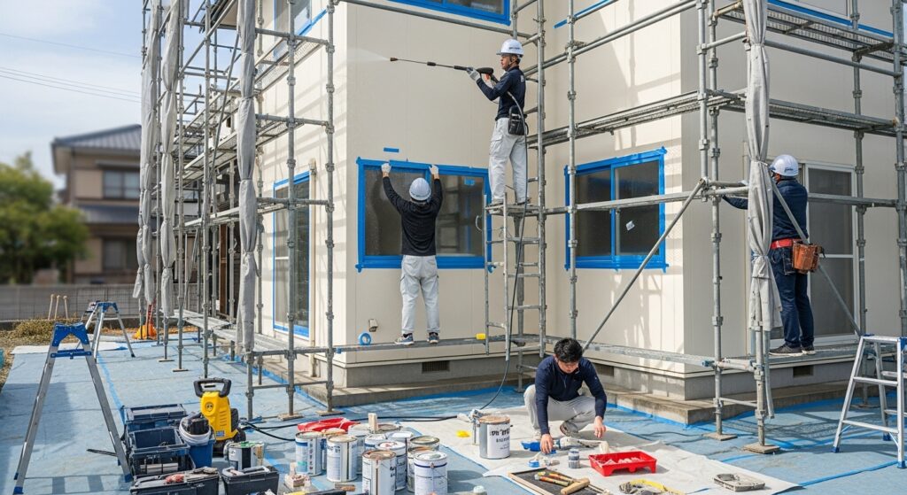 屋根と外壁を塗装する費用の内訳