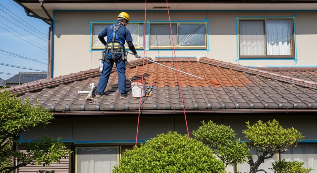 一軒家の屋根の塗装費用も確認