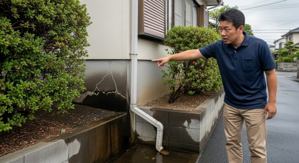 注意すべき水切りや基礎まわりの隙間