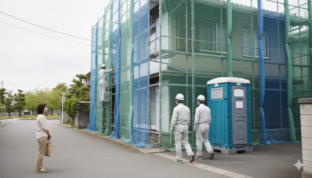 職人のトイレの心配は必要か