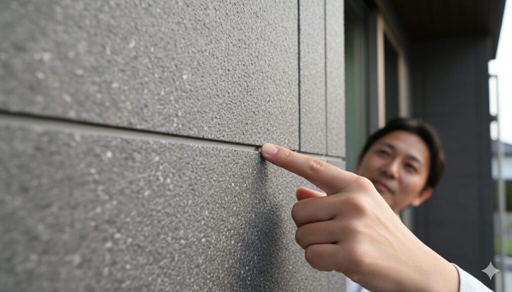 サイディングには見えない仕上げの技術