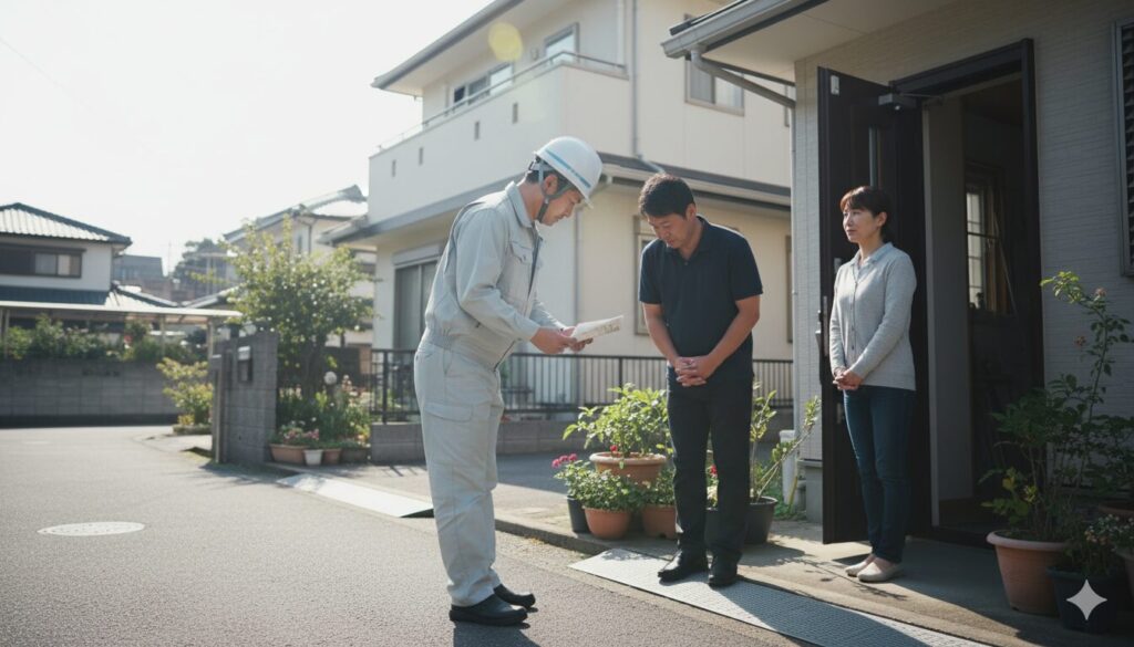 工事後に降る雨の影響と臭いの対策