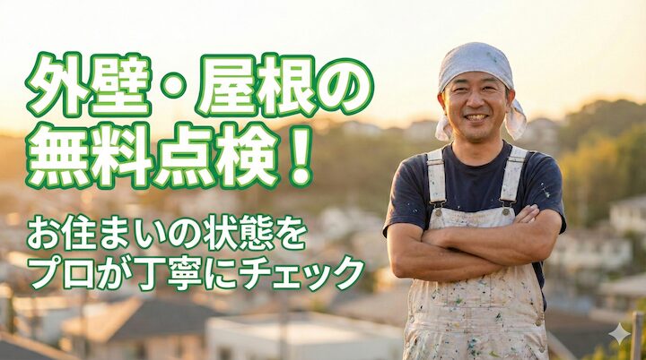 外壁・屋根の無料点検