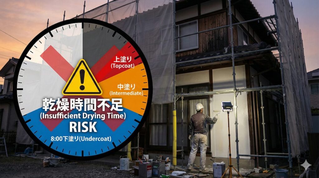 3工程を同じ日に行うリスク