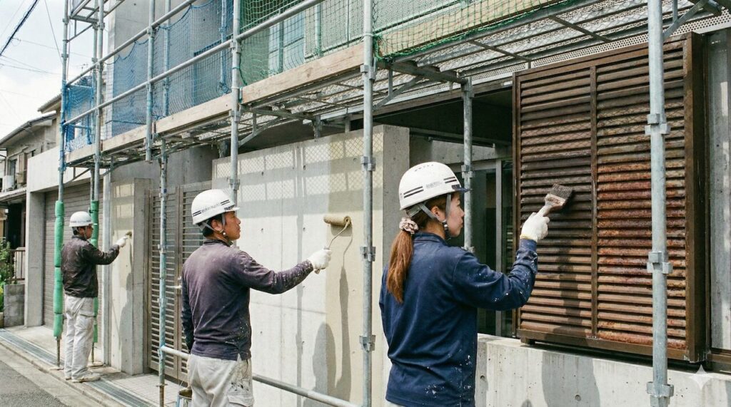 モルタルや鉄部塗装の推奨間隔