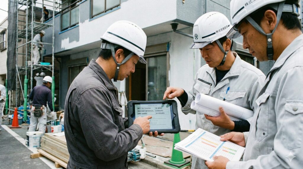 図面指示や塗装仕様書の英語表記を確認
