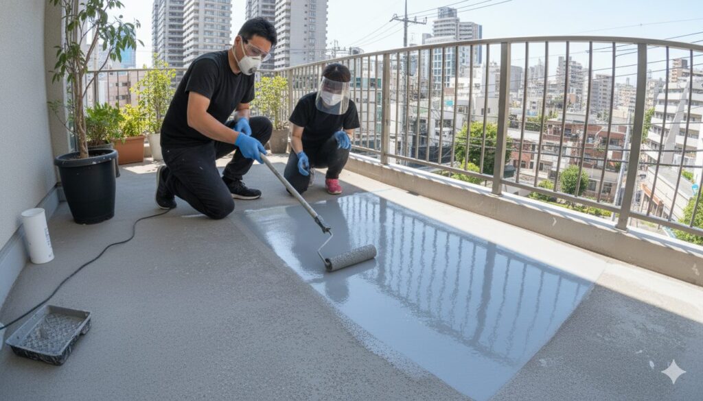 トップコートの塗り方