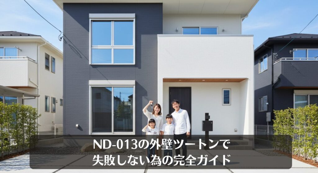 ND-013の外壁ツートンで失敗しない為の完全ガイド