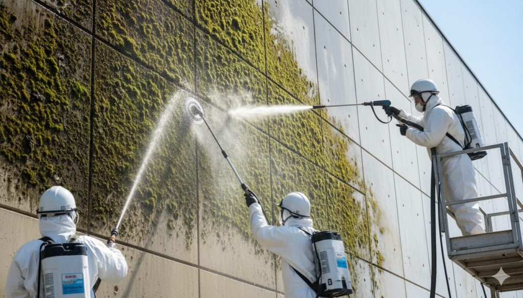 カビ・コケがひどい場合は「バイオ洗浄」