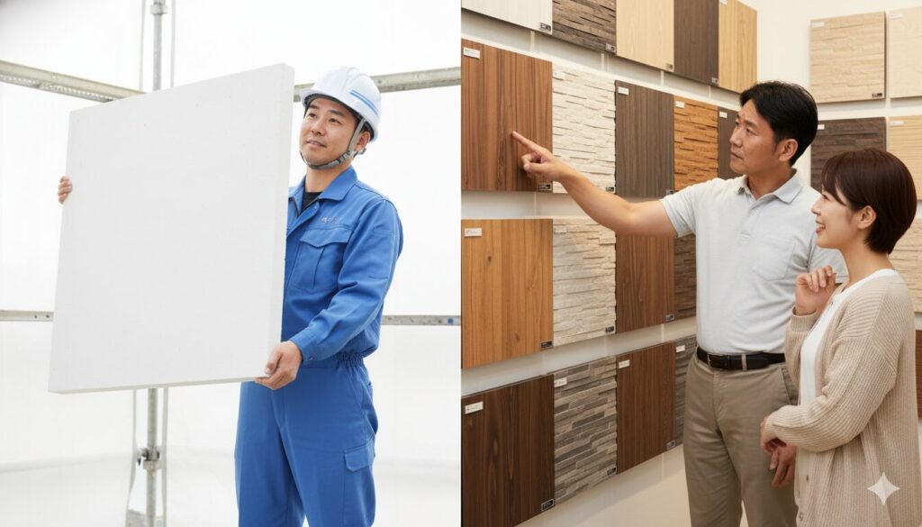 サイディング外壁との比較