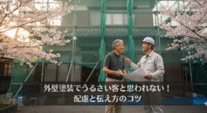 外壁塗装でうるさい客と思われない！配慮と伝え方のコツ