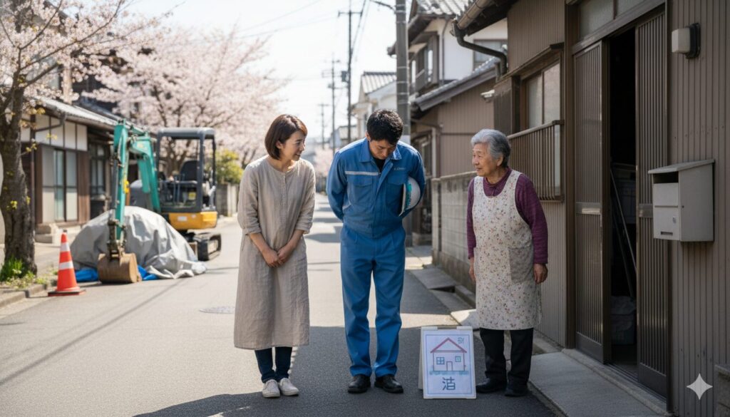 近隣挨拶で伝えるべきこと