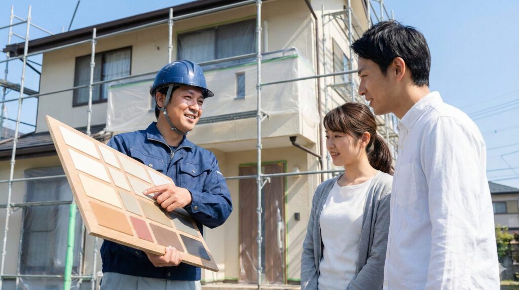 小さい色見本は危険?大きなサンプルで確認