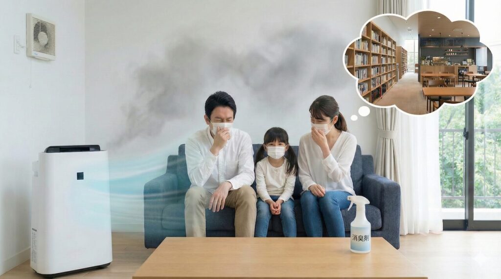 マンションの部屋や家の中が臭い時の対策