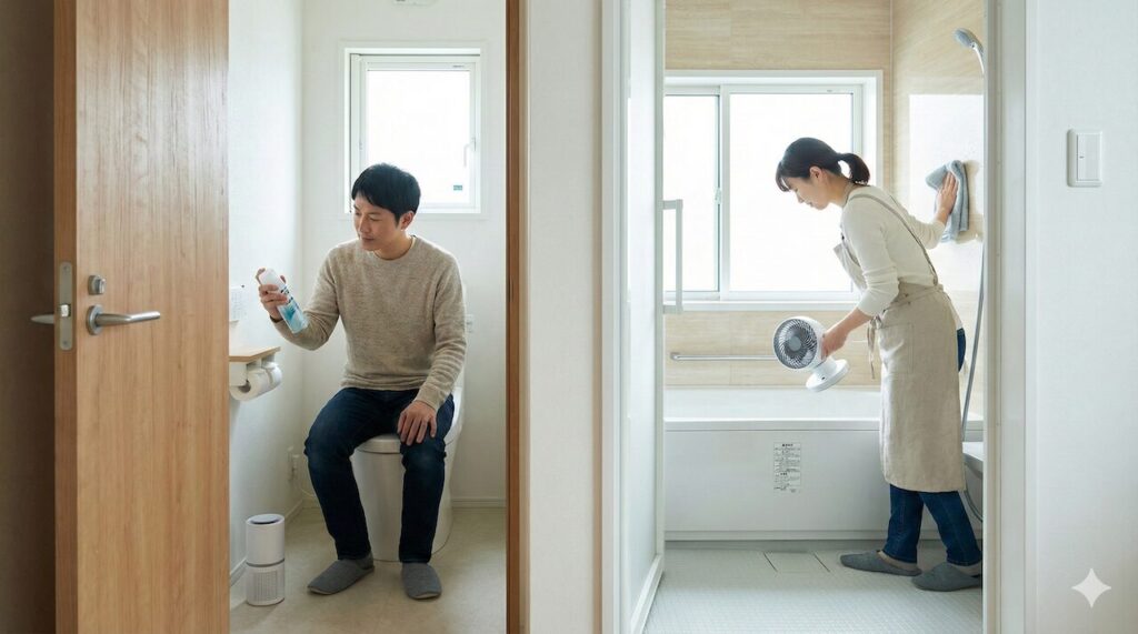 浴室やトイレの換気はどう対処する?