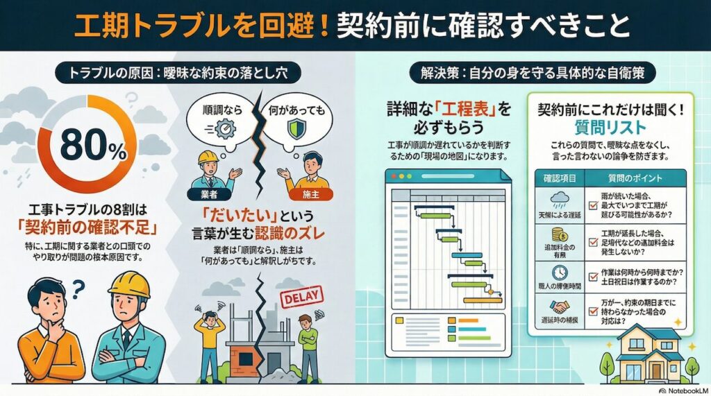 業者への確認不足が招くトラブルと注意点