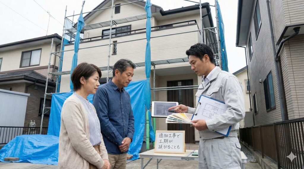 工期が延びる主な理由と天候以外の要因