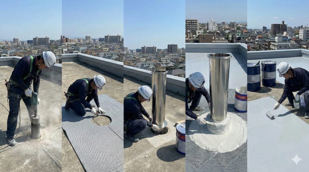 正しい施工手順と工程の流れ