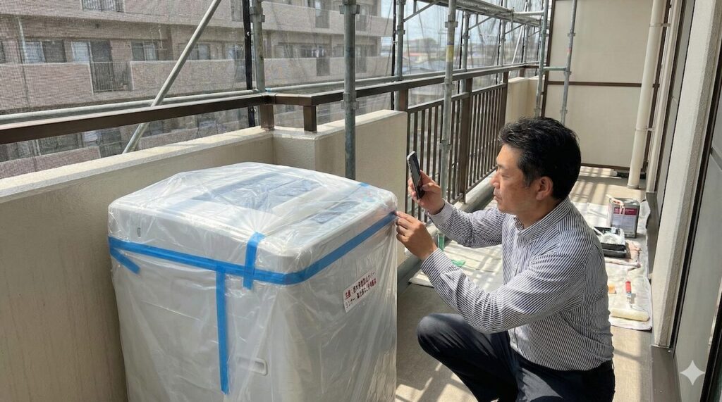 塗料飛散による汚れトラブルの回避策