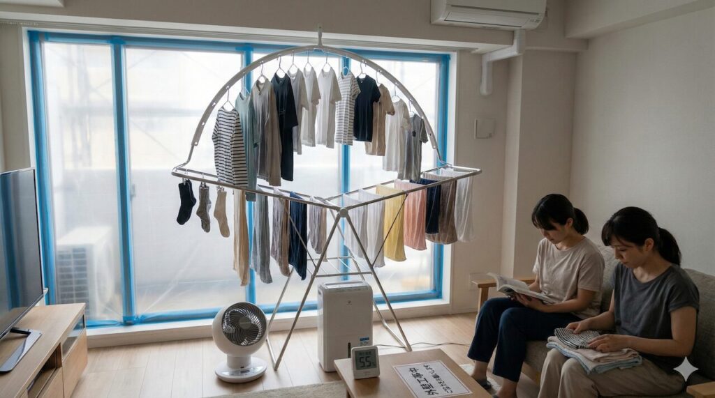 室内干しで快適に過ごすための対策