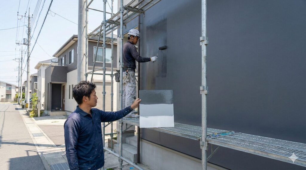 3回塗りの工程(下塗り 中塗り 上塗り)の役割