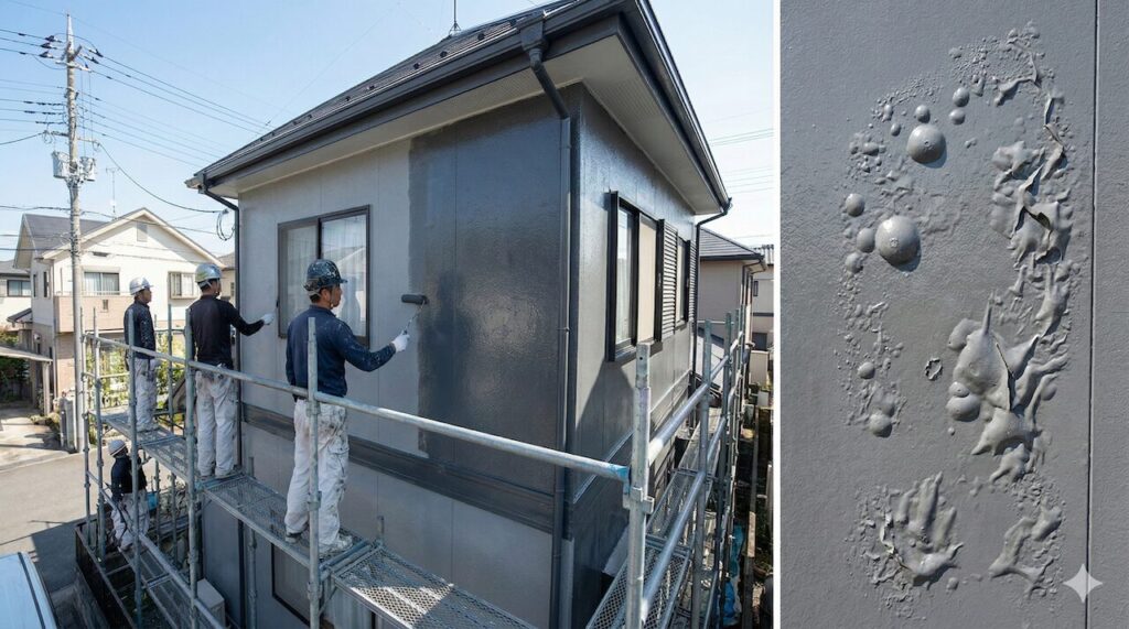 中塗りと上塗りでなぜ2度に分けて(2回塗り)するのですか?工程の意味