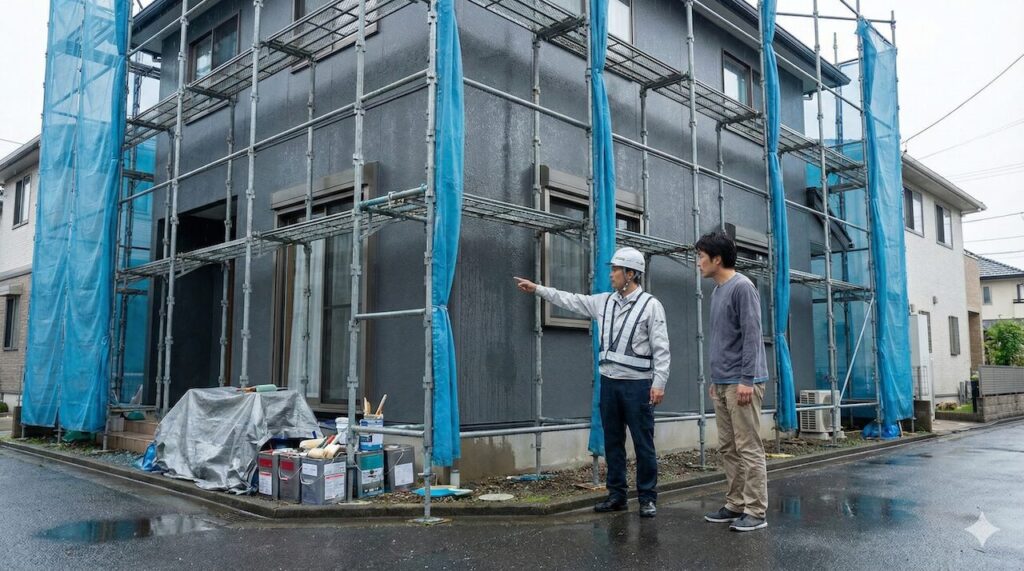 下塗り後雨が降った場合の対応と注意点