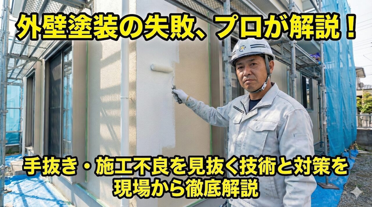 外壁塗装が下手な業者の特徴とは？プロが教える見分け方と回避術