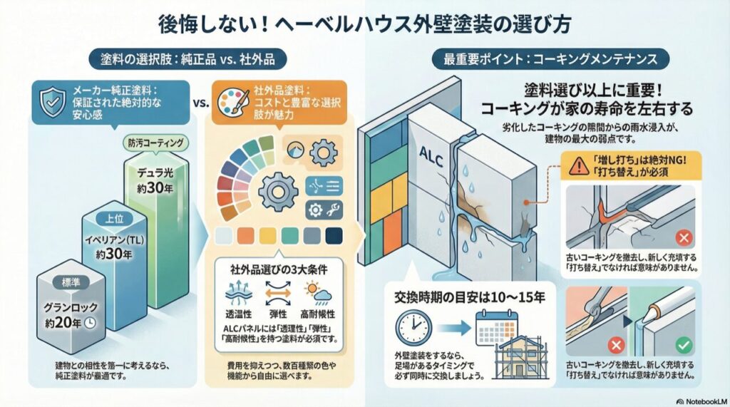 後悔しない！ヘーベルハウス外壁塗装の選び方