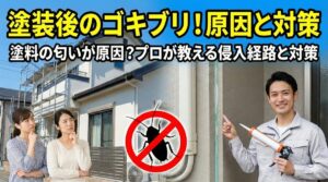 外壁塗装後にゴキブリ！原因と自分でできる対策をプロが解説