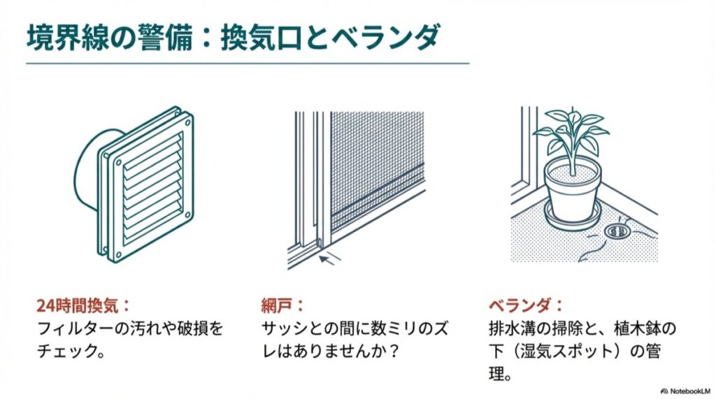 意外な侵入経路、換気口