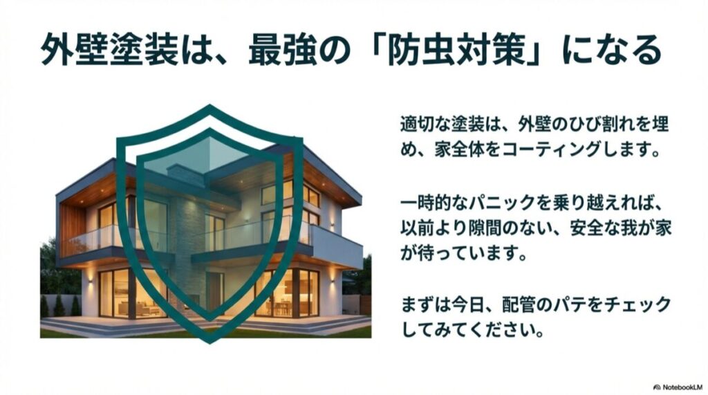 家全体が盾（シールド）で守られているイメージイラスト